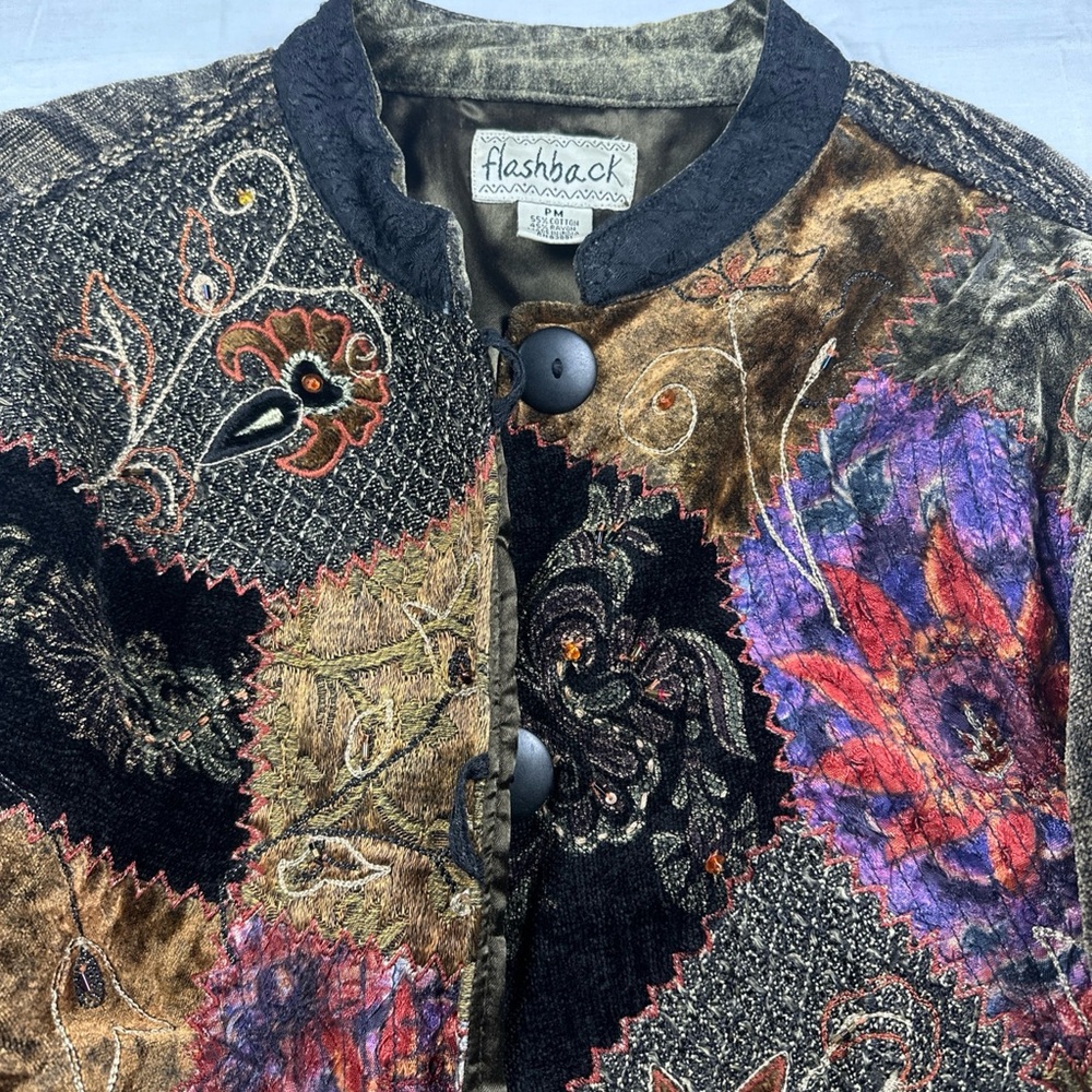 Flashback Women's Multicolor Patchwork Jacket - image 5